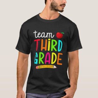Camiseta Tercer Grado De Equipo De Tercer Grado De Vuelta A