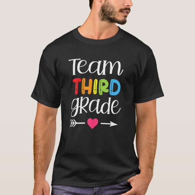 Camiseta Tercer Grado De Equipo De Tercer Grado De Vuelta A (Anverso)