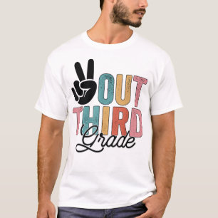 Camiseta Tercer Grado De Peace Out El Último Día De Estudio