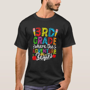 Camiseta Tercer Grado En El Que La Aventura Comienza La Esc
