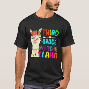 Camiseta Tercer grado No Prob Llama Maestra de tercer grado