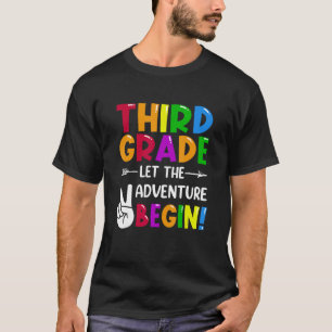 Camiseta Tercer Grado Que La Aventura Vuelva A La Escuela