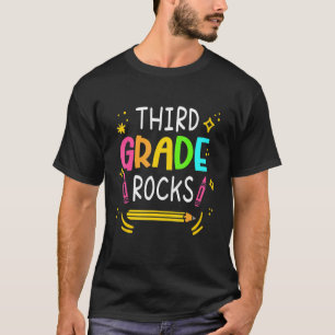 Camiseta Tercer Grado Rodea A Un Niño De Tercer Día De Cole