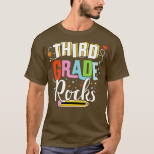 Camiseta Tercer grado roza de vuelta a la escuela de profes