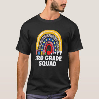 Camiseta Tercer Grado Squad Estudiante Maestro Regreso A Cl