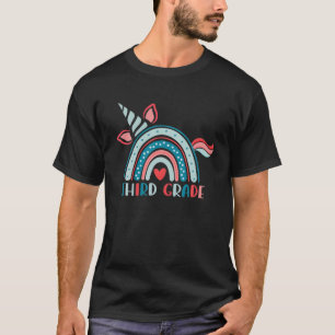 Camiseta Tercer Grado Unicornio Maestra De Niñas Arcoiris 3