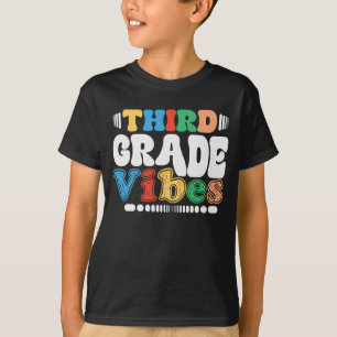 Camiseta Tercer Grado Vibes De Vuelta Al Profesor Estudiant