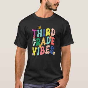 Camiseta Tercer Grado Vibes Leopardo Elemental Retro Groovy