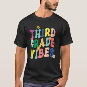 Camiseta Tercer Grado Vibes Leopardo Elemental Retro Groovy