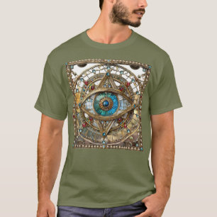 Camiseta Tercer Ojo Vidrio Ornamentado de Ventana