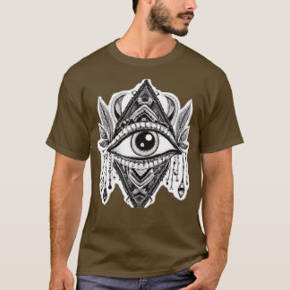 Camiseta Tercer ojo Visión Visión Visión Estética Dibujo In