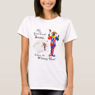 Camiseta Tercer Póker de Terrier Escocés Buena Suerte