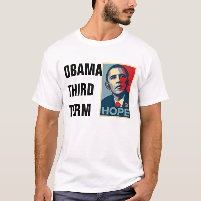 Camiseta Tercer término de Obama (Anverso)