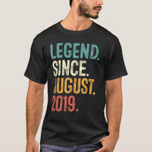 Camiseta Tercera leyenda de cumpleaños de 3 años desde el 2