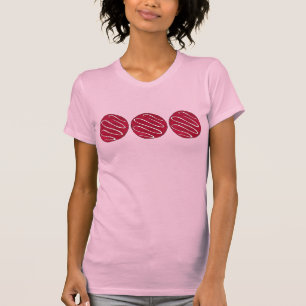Camiseta Terciopelo Rojo Cocina Crema Queso Frotado Cocina 