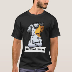 Camiseta Terco perro Catahoula Leopard Dog Catahoula Cur