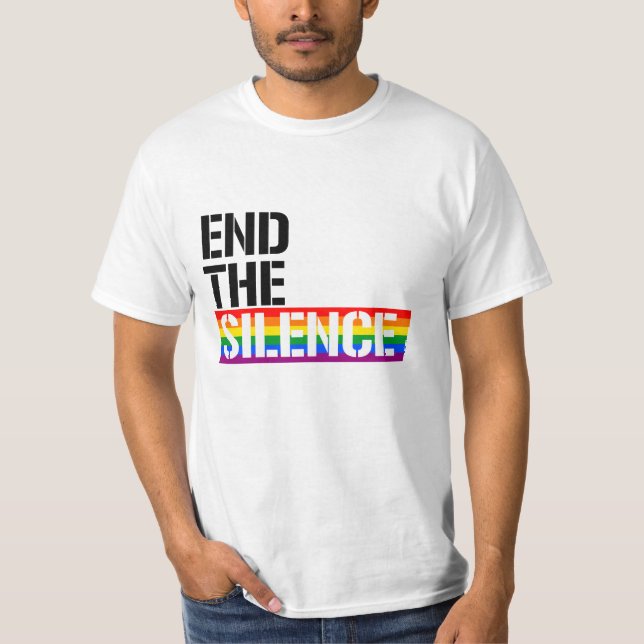 Camiseta Termina el Silencio (Anverso)