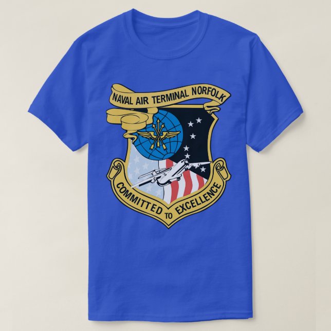 Camiseta Terminal Naval Aérea Norfolk wxt X (Diseño del anverso)