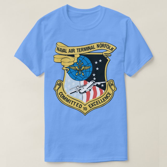 Camiseta Terminal Naval Aérea Norfolk wxt X (Diseño del anverso)