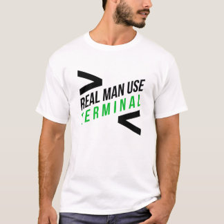 Camiseta Terminal real del uso de los hombres