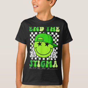 Camiseta Terminar con el estigma conciencia de salud mental