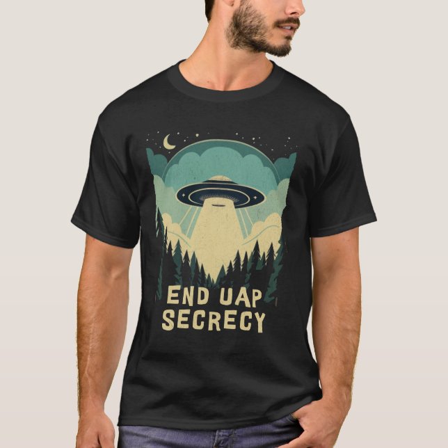 Camiseta Terminar con el secreto de la UPA #EndUAPSecrecy (Anverso)