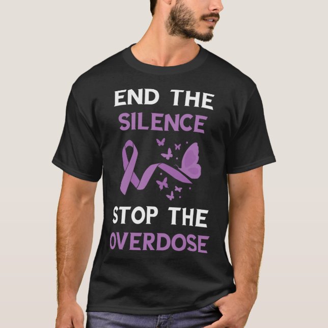 Camiseta Terminar con el silencio Listón Morado Mes de Conc (Anverso)