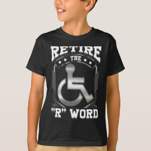 Camiseta Terminar con la guerra de discapacidad de silla de