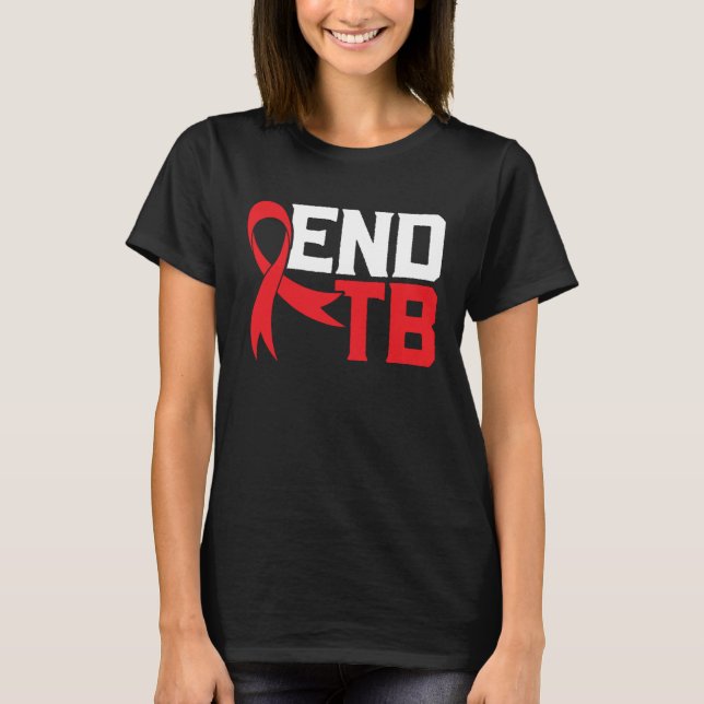 Camiseta Terminar con la tuberculosis Guerrero de la tuberc (Anverso)