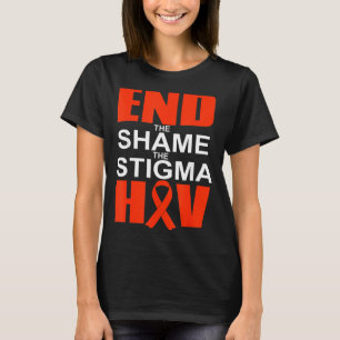 Camiseta Terminar Con La Vergüenza Del Vih Estigma Apoyo De