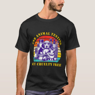Camiseta Terminar con las pruebas en animales compra sin cr
