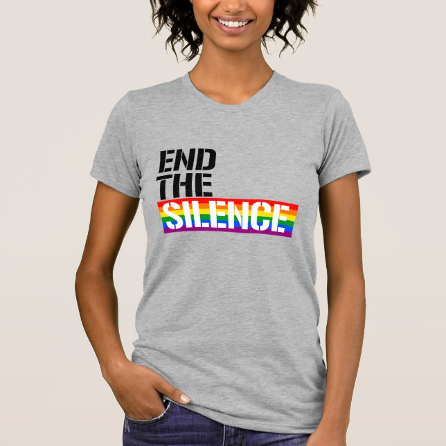 Camiseta Terminar el Silencio (Anverso)