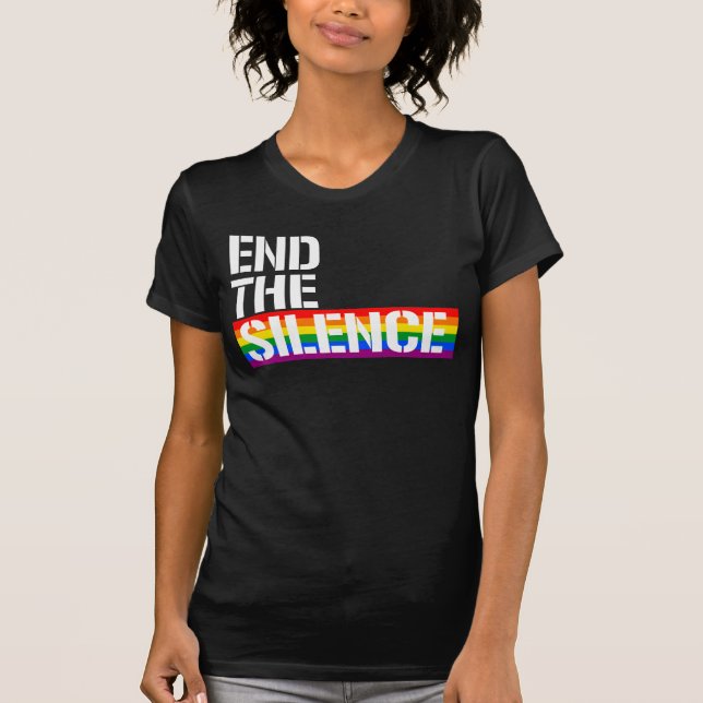 Camiseta Terminar el Silencio (Anverso)