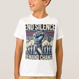 Camiseta Terminar el silencio, exigir el cambio