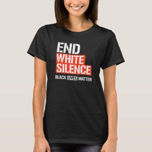 CAMISETA TERMINAR SILENCIO BLANCO
