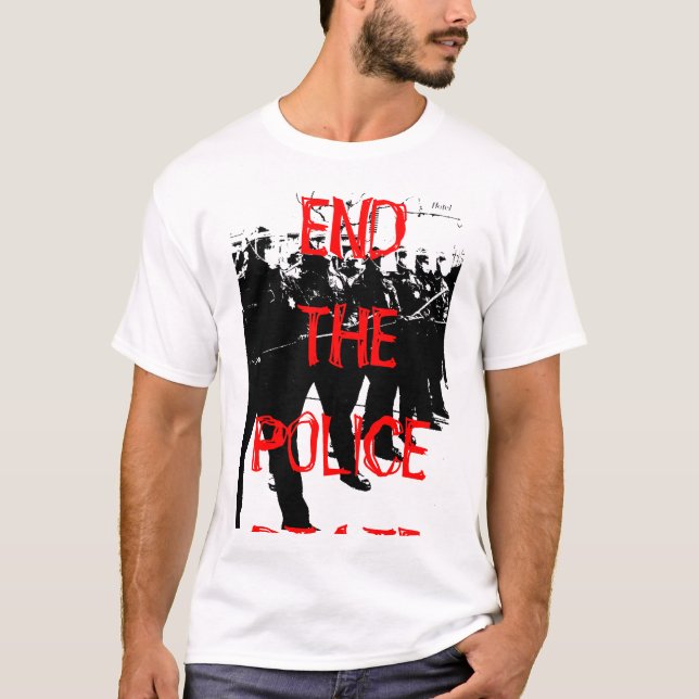 CAMISETA TERMINE AL ESTADO POLICIAL (Anverso)