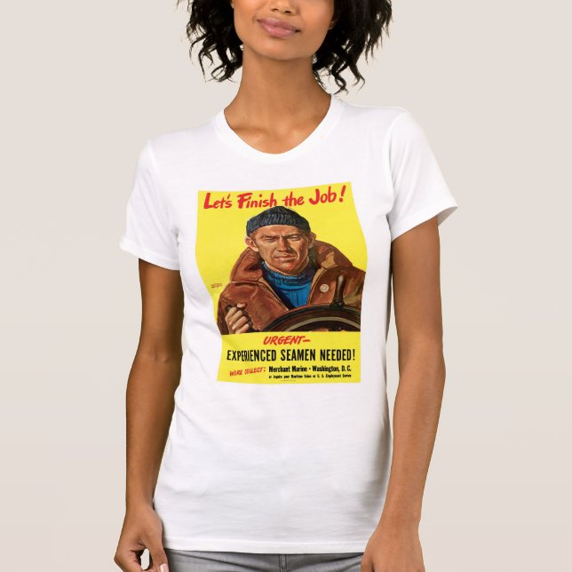 Camiseta ¡Terminemos El Trabajo! (Anverso)