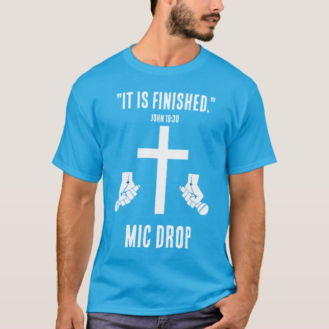 Camiseta Terminó - Caída De Micrófono (Anverso)
