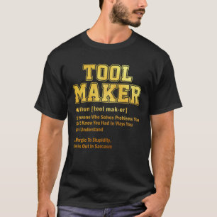 Camiseta Término de diccionario de fabricante de herramient