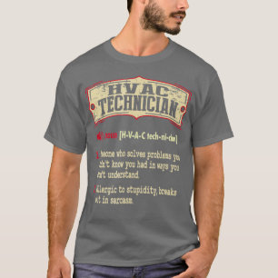 Camiseta Término Sarcástico de diccionario de técnicos de H