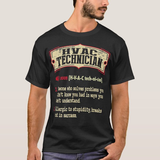 Camiseta Término Sarcástico de diccionario de técnicos de H (Anverso)