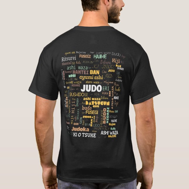 Camiseta Terminología de Judo Términos de uso común (Reverso)