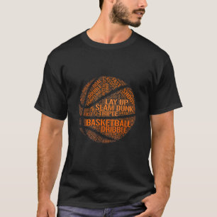 Camiseta Términos del baloncesto 'Shirational Word Cloud Bo