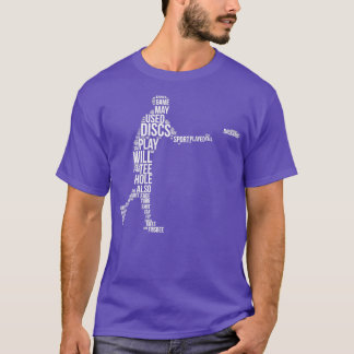 Camiseta Términos del disco Golf Word Cloud Funny Gift para