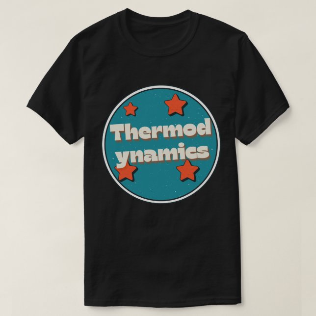 Camiseta Termodinámica (Diseño del anverso)