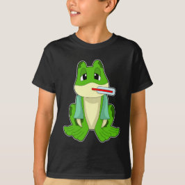 Camiseta Termómetro de fiebre de la rana
