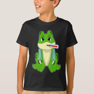 Camiseta Termómetro de fiebre de la rana