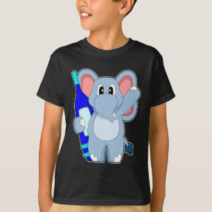 Camiseta Termómetro de fiebre del elefante Médica