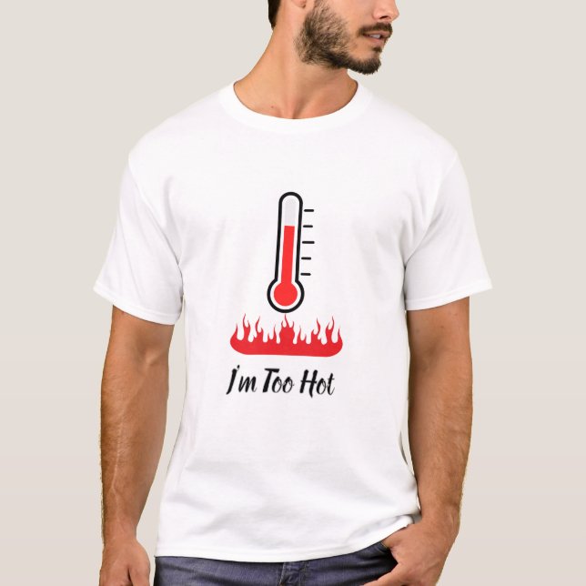 Camiseta Termómetro de Fuego Caliente y Picante (Anverso)