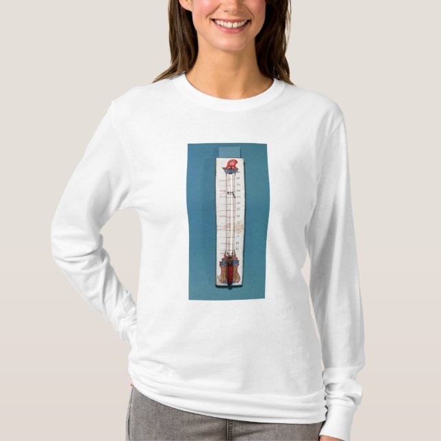 Camiseta Termómetro superado con un capo phrygian (Anverso)